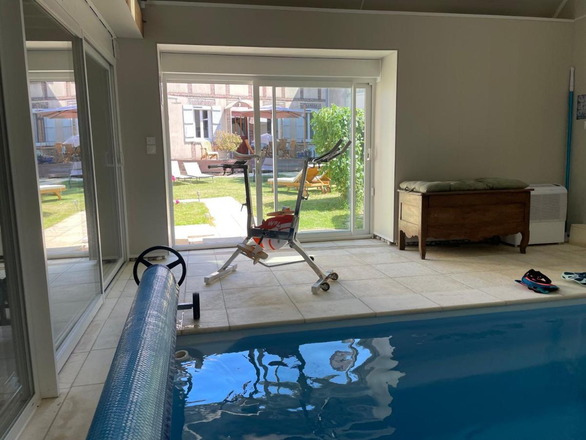 Villa Fontaine Avec Piscine Interieur Chauffee-Maison De Campagne Familiale -Ideal Vacances Ou Sejour Professionnel -3 Chambres-Bureau Separe -Lit Bebe - Parking Facile & Gratuit Eksteriør billede